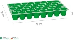 Multitopf-Platte 38 Töpfe - 50x30 Cm