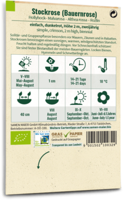Bio Stockrose - Bauernrose