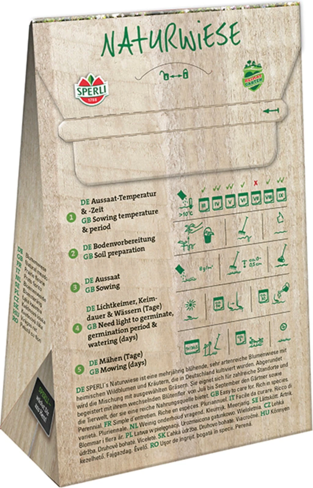 Naturwiese "Heimische Wildblumen", 250 G