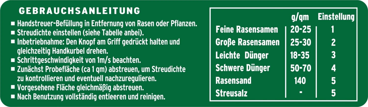 Universal Handstreuer HandyGreen – Bild 2