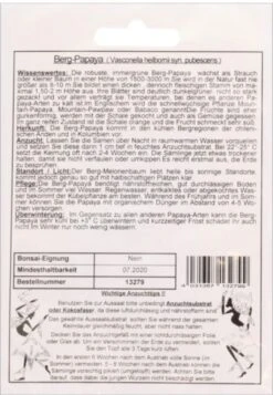 Berg-Papaya, 10 Korn