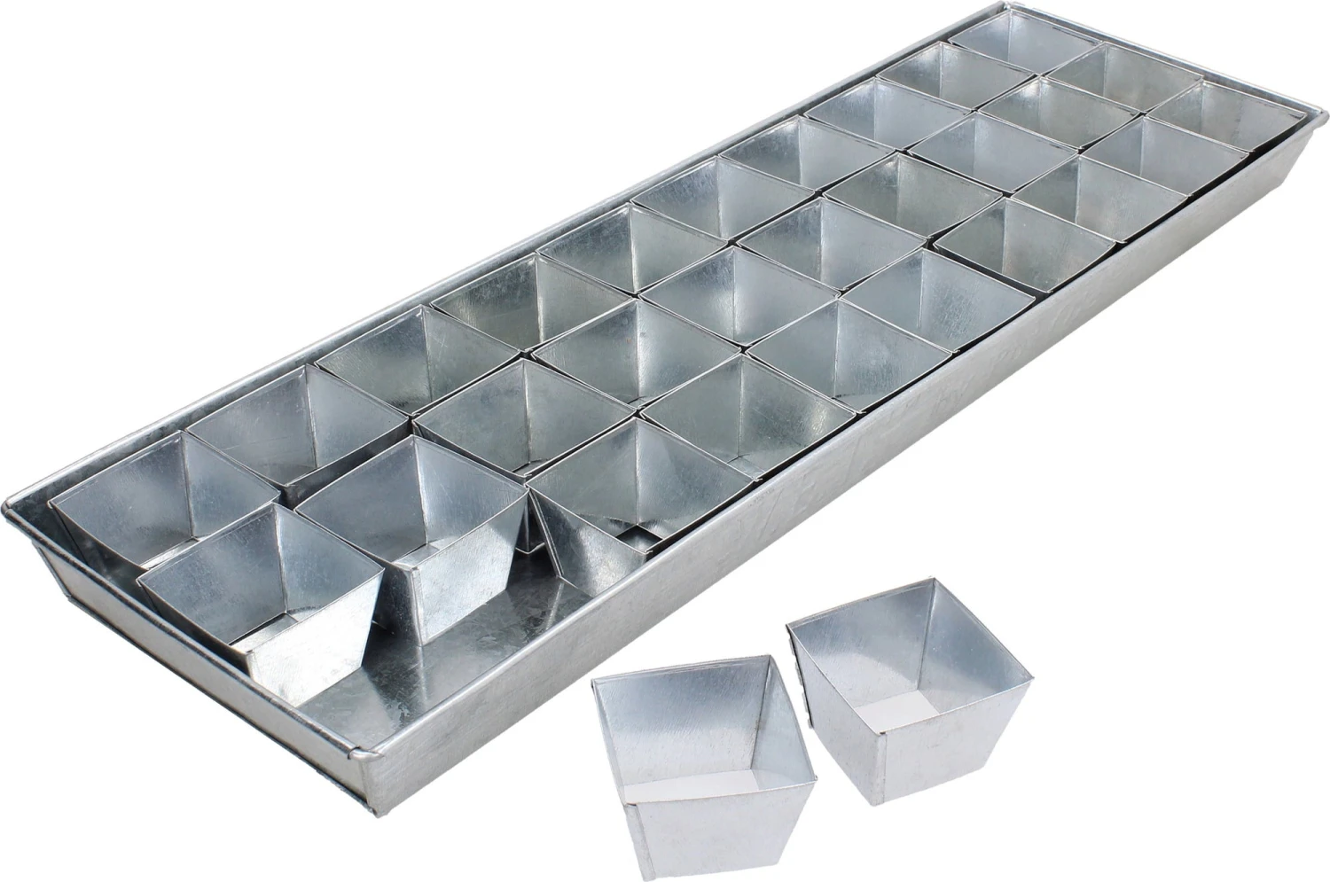 Anzuchtplatte Mit 30 Einzeltöpfen - Verzinkt – Bild 3