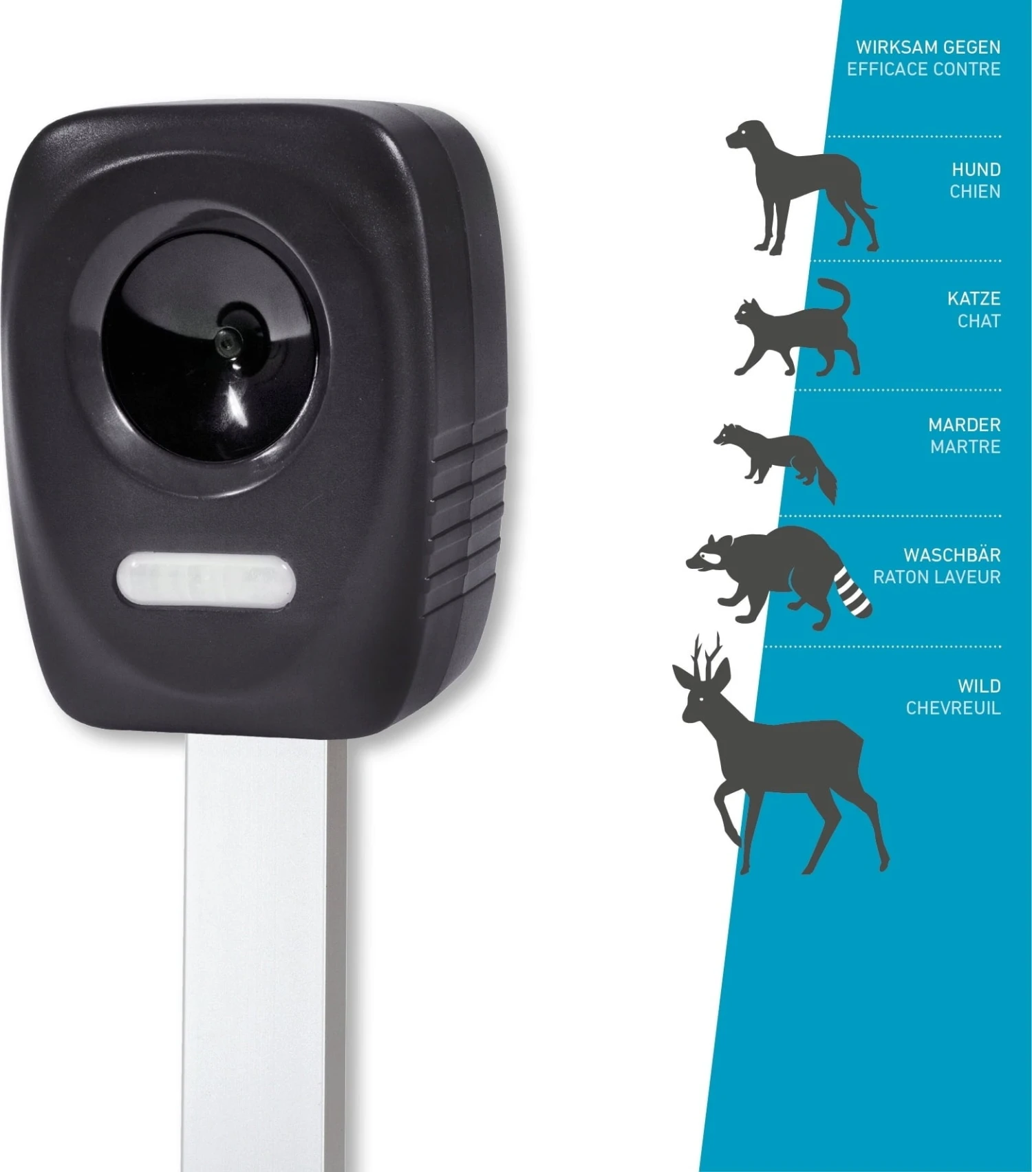 Windhager Tier-Abwehrgerät Batterie Outdoor – Bild 4