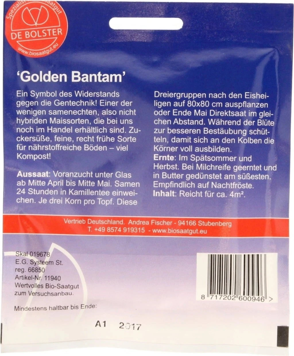 Zuckermais "Golden Bantam", 15 G
